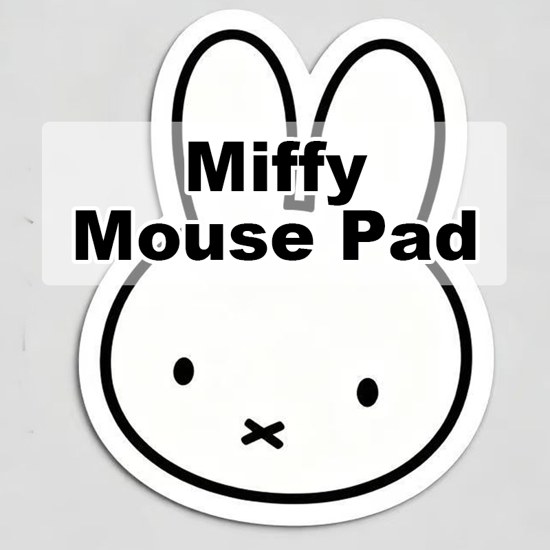 Kawaii Tech Accessories - Miffy Mauspad Kawaii Cartoon Tech-Oberfläche mit