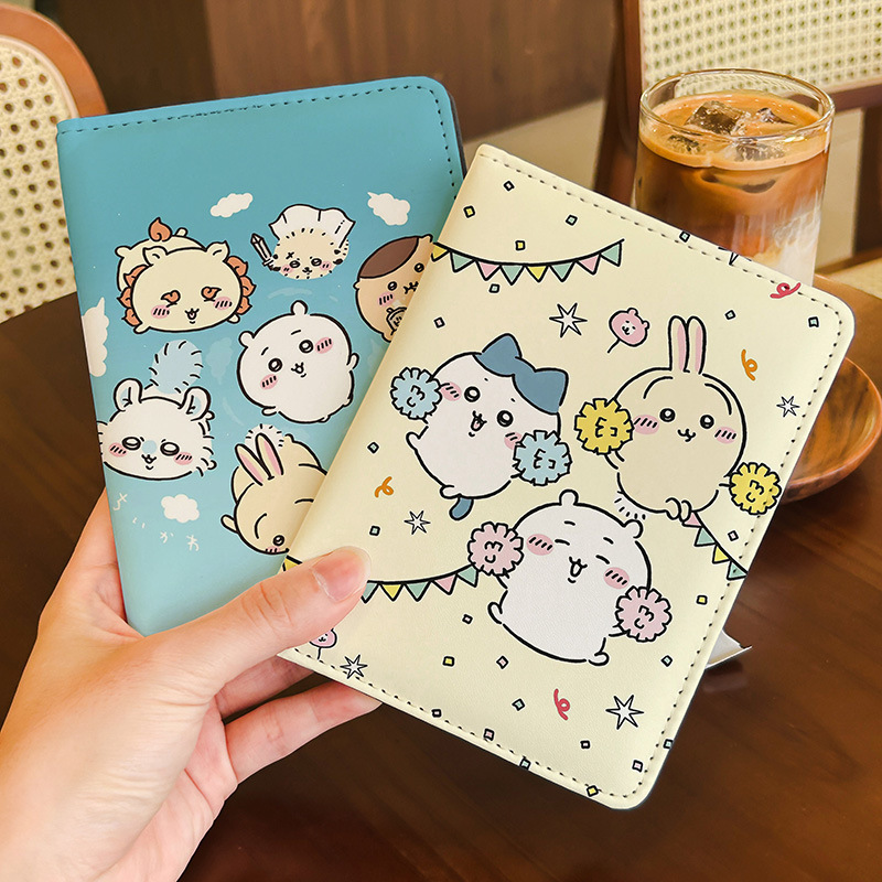 Kawaii Tech Accessories - Chiikawa Kawaii Komplette Charaktere Bedruckte PU-Passhülle