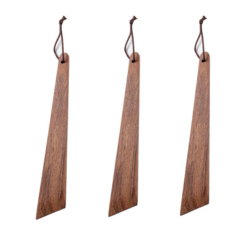 Hi Tech Kitchen Accessories - Holz Spatel Tragbare Turner Akazienholz Flipper