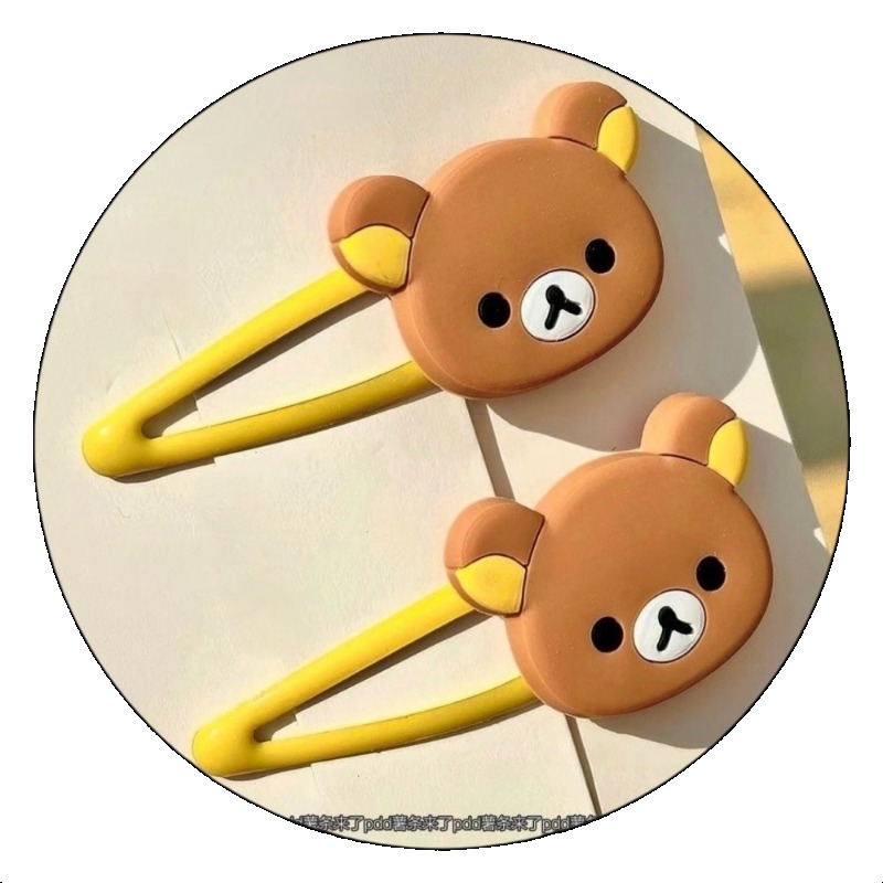 Tech Hair Accessories - Niedliche Rilakkuma Cartoon Haarspangen Japanischer Koreanischer