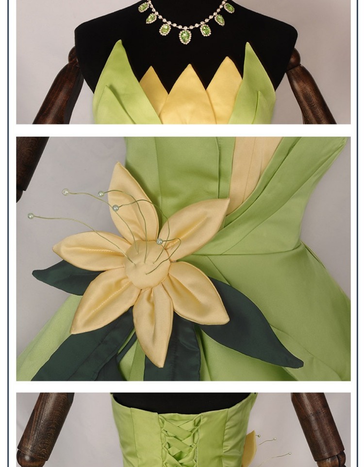 Prinzessin Tiana Kleid Cosplay – Tech Hair Accessories Bewertung und Preis