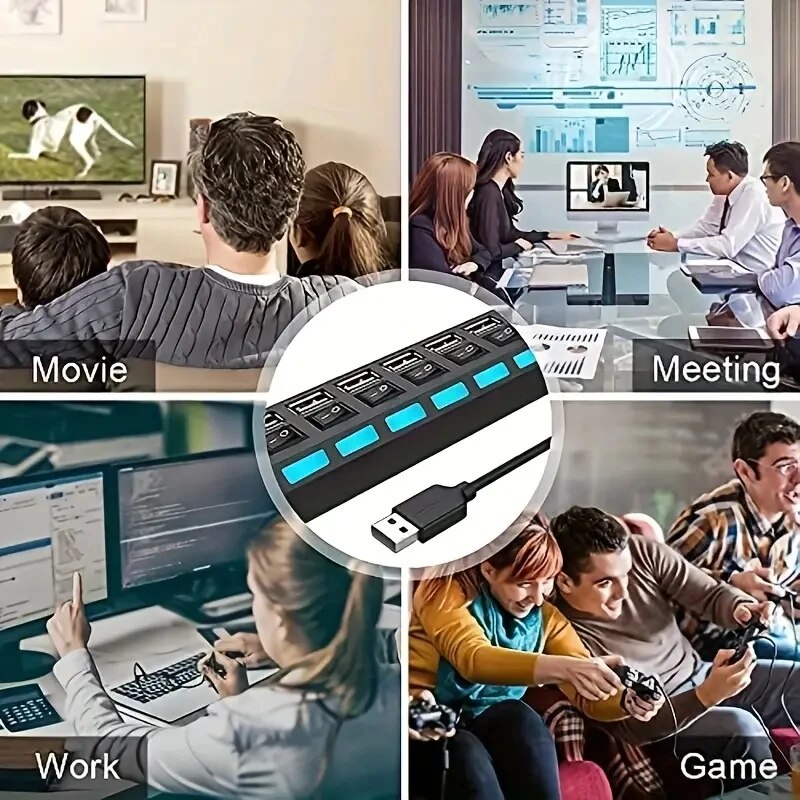 High Speed 4/7 Ports USB HUB 2 – Usb Hub 7 Port Bewertung und Preis