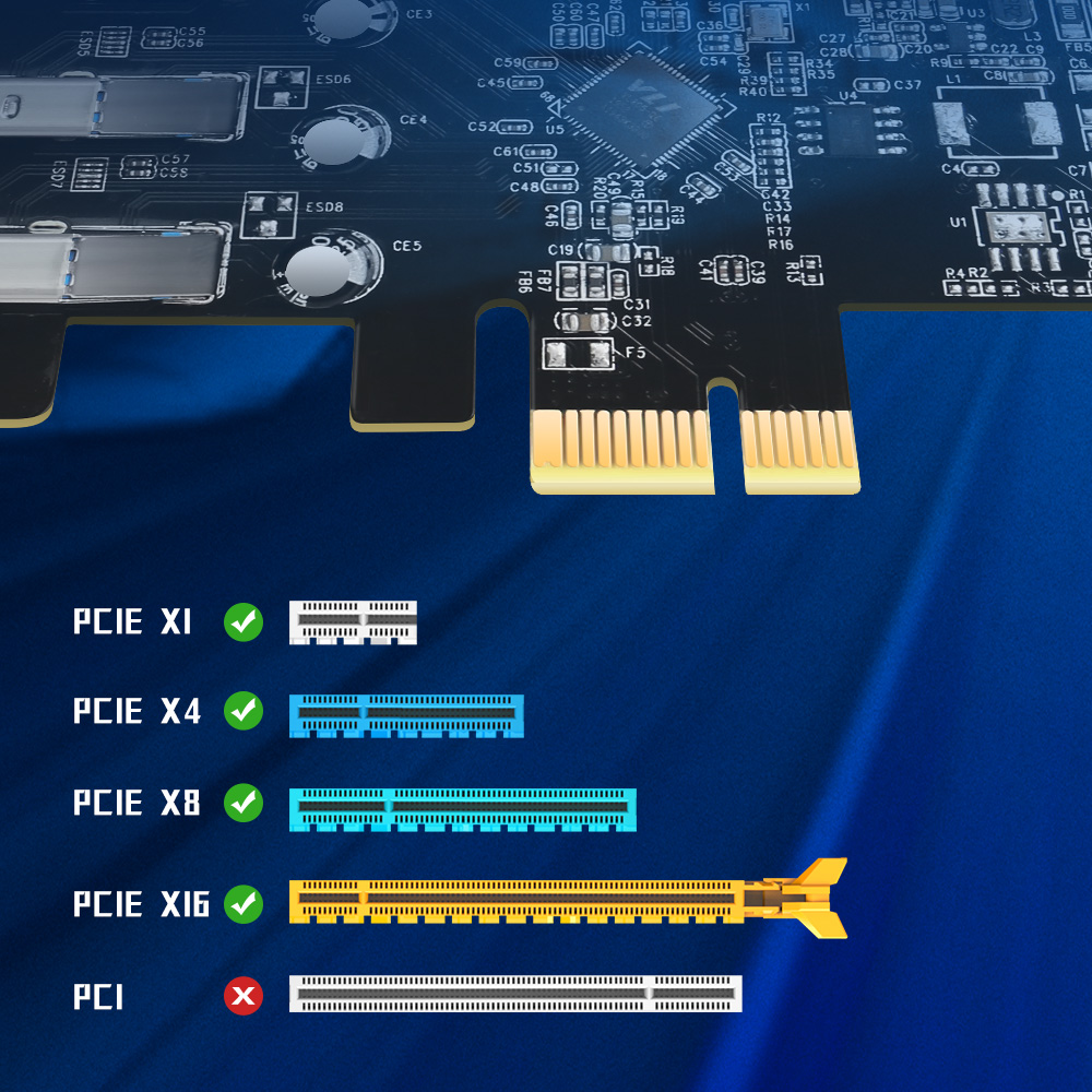 MAIWO USB 3.0 PCI-E Erweiterun – Usb Hub 7 Port Bewertung und Preis