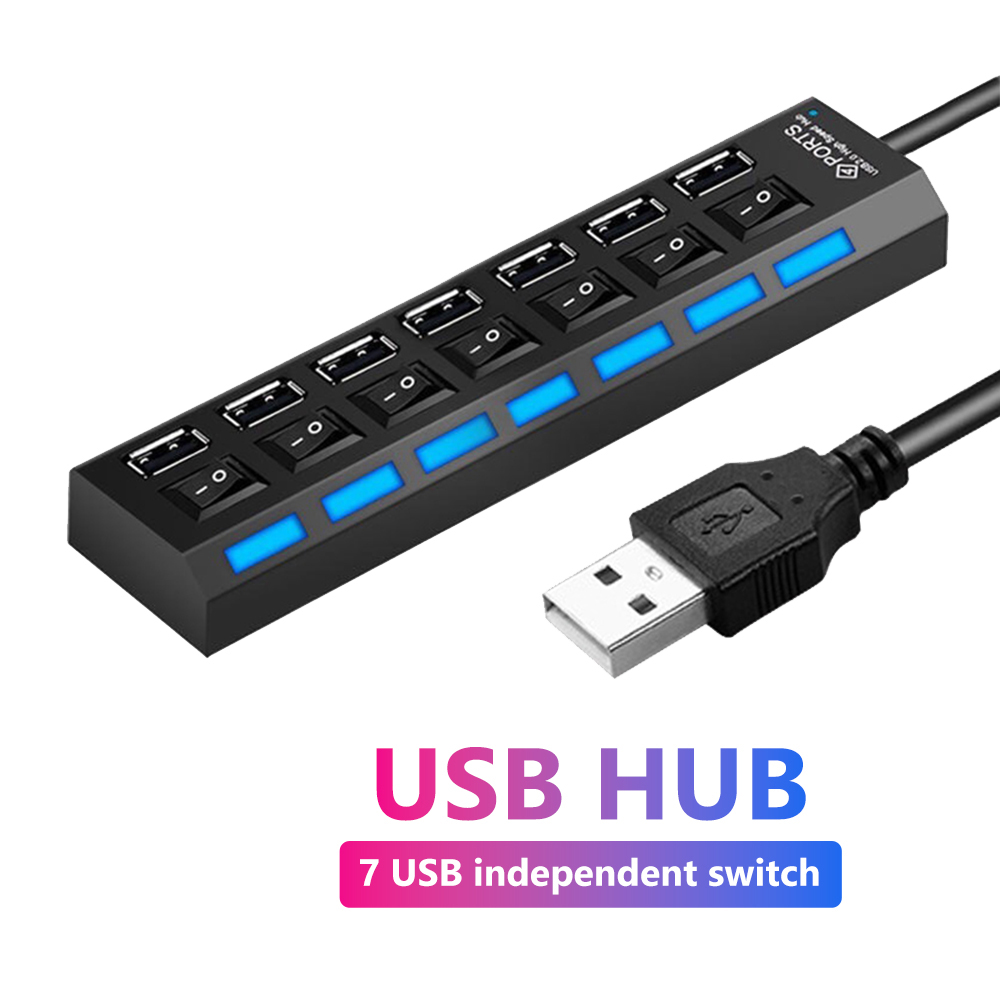 USB 2.0 Hub Multi USB Splitter – Usb Hub 7 Port Bewertung und Preis