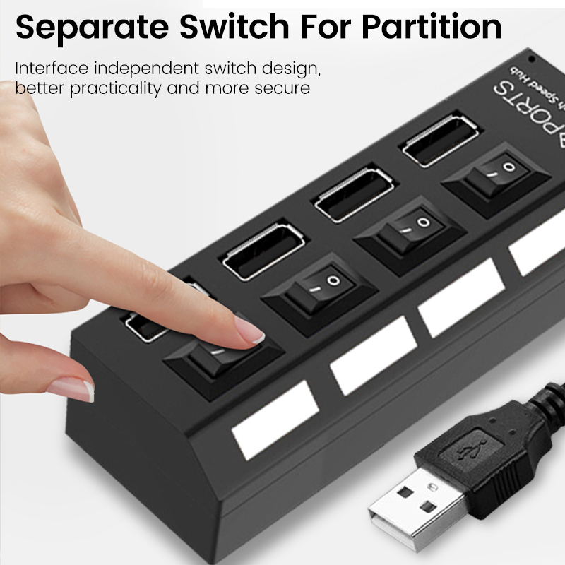 USB 2.0 Hub Multi USB Splitter – Usb Hub 7 Port Bewertung und Preis