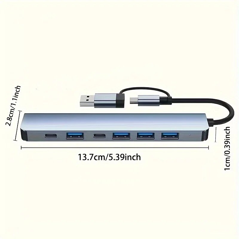 7-in-1 USB C Extender Adapter  – Usb Hub 7 Port Bewertung und Preis
