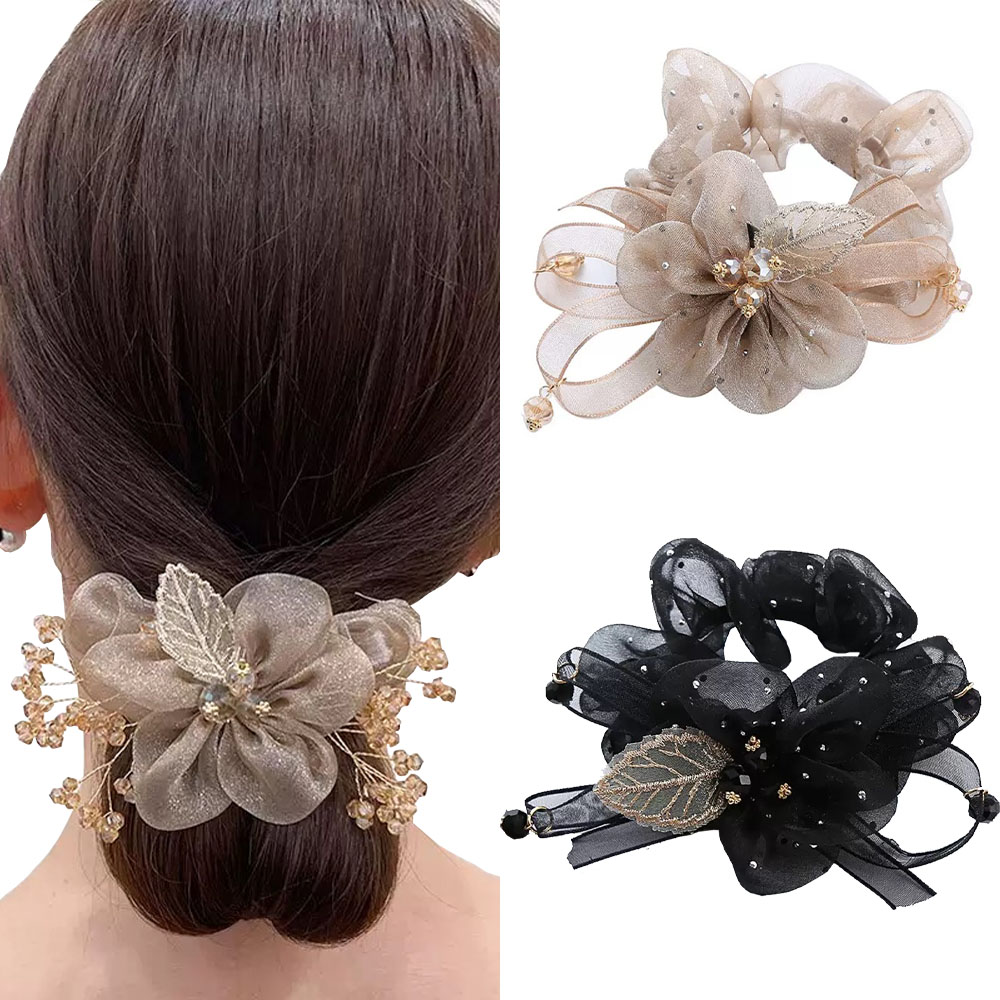 Blumen-Haargummis, modische un – Hi Tech Accessories Bewertung und Preis