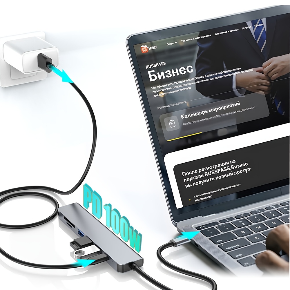 7-in-1 USB-C-Hub mit 4K HDMI-K – Usb Hub 7 Port Bewertung und Preis