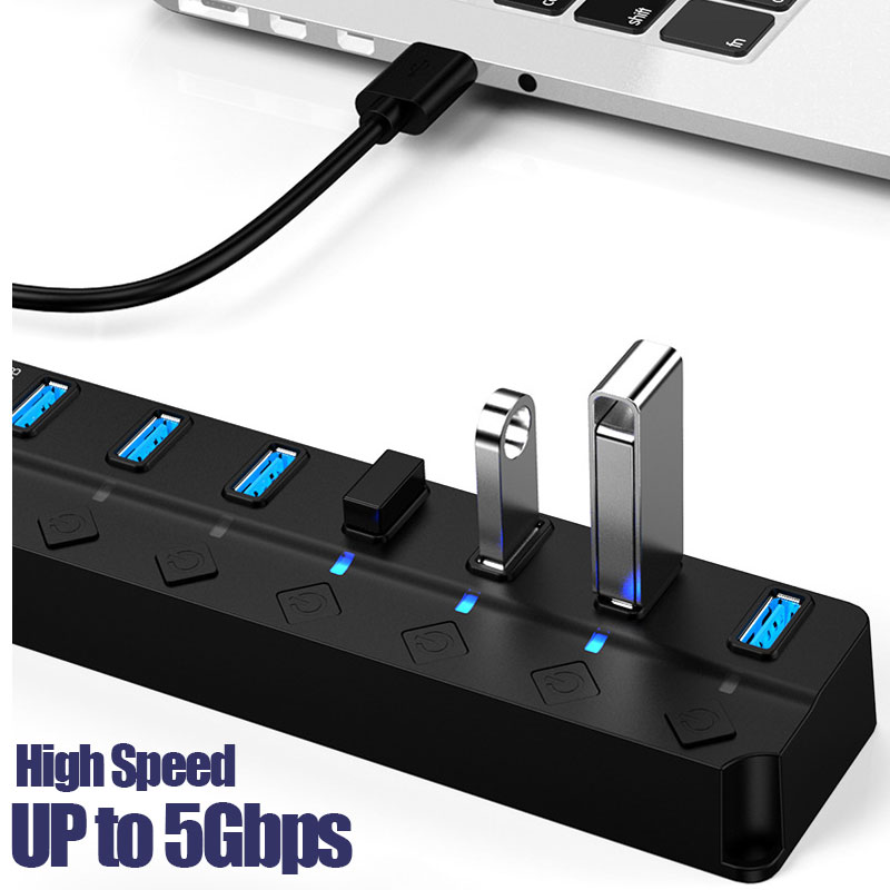 USB 3.0 Stromadapter 4/7 Ports – Usb Hub 7 Port Bewertung und Preis