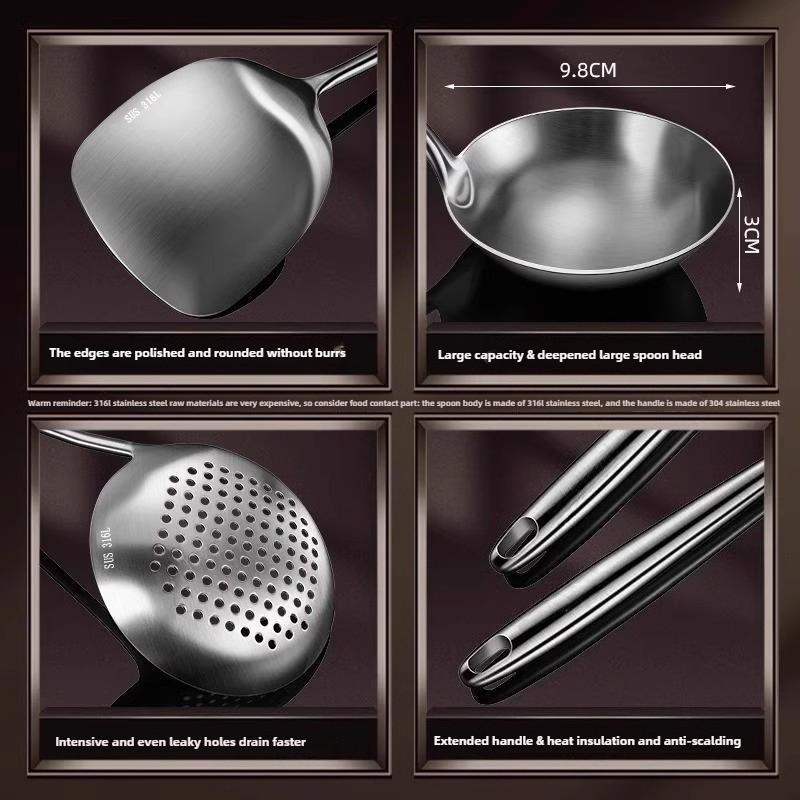 Edelstahl-Wok-Spatel für Leben – Hi Tech Kitchen Accessories Bewertung und Preis